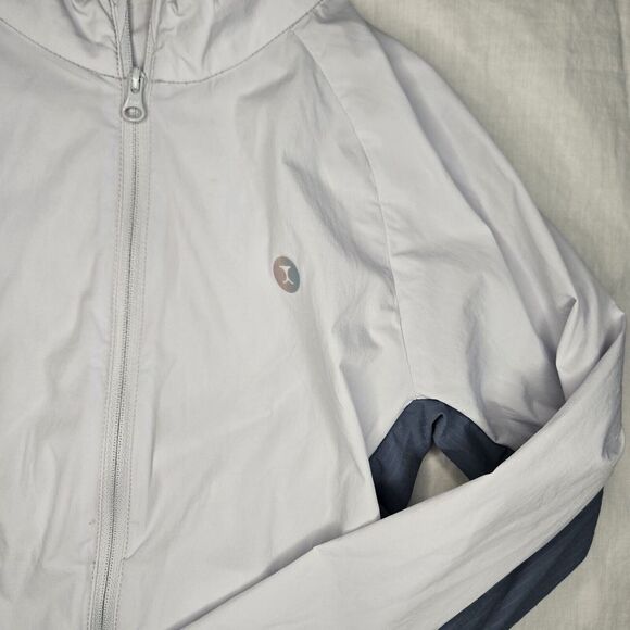 Moody Tiger Tech Jacket Youth Girls 130(sz 7) White  Zip  Athletic Small Spot‎ - Picture 4 of 9
